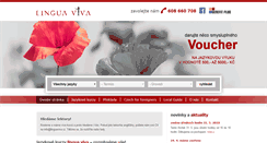 Desktop Screenshot of linguaviva.cz